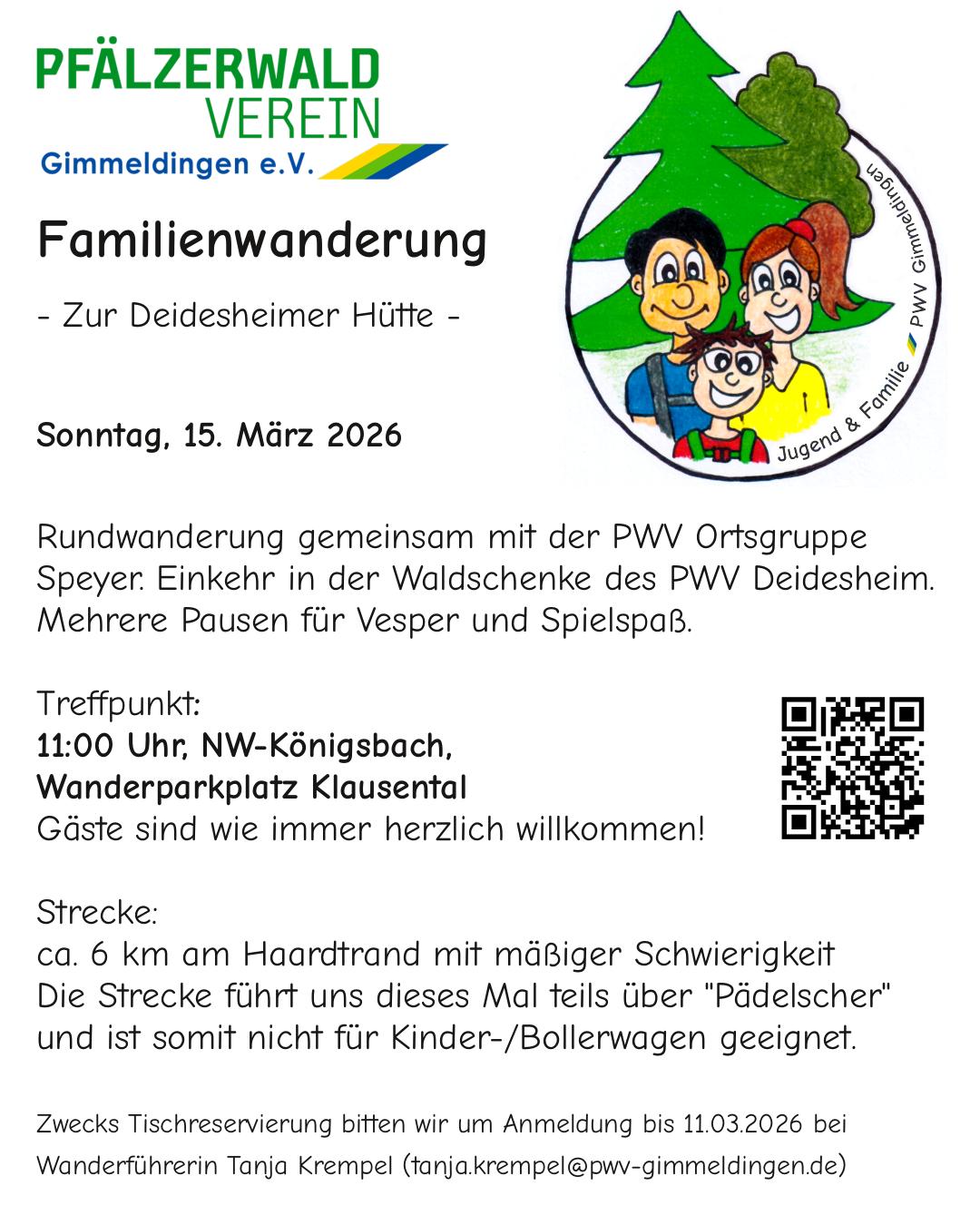 Familienwanderung 20260315